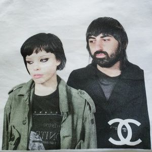 Crystal Castles concert T-shirt, size S women's